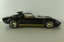 Lamborghini Miura SVR black/gold, 08319BKG, Kyosho 1:18