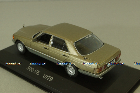 Mercedes 500 SE (W126) 1979 шейховоз, gold, Altaya 1:43