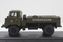 ТЗ-2-66, Газ-66, бензовоз, хаки, 0078MP, Model Pro 1:43