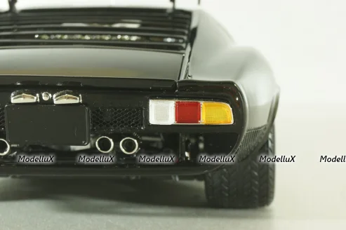Lamborghini Miura SVR black/gold, 08319BKG, Kyosho 1:18