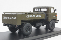 ТЗ-2-66, Газ-66, бензовоз, хаки, 0078MP, Model Pro 1:43