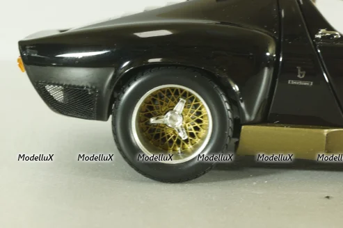 Lamborghini Miura SVR black/gold, 08319BKG, Kyosho 1:18