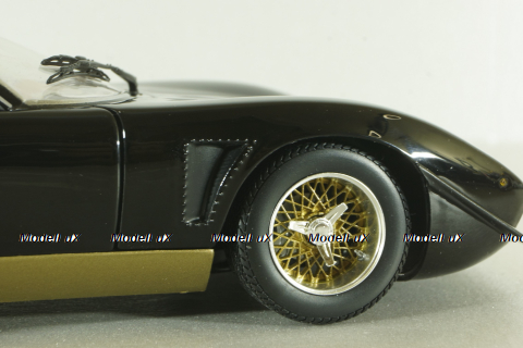 Lamborghini Miura SVR black/gold, 08319BKG, Kyosho 1:18