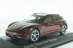 Porsche Taycan Cross Tourismo Turbo S 2021, red metallic, 410069300, Minichamps 1:43
