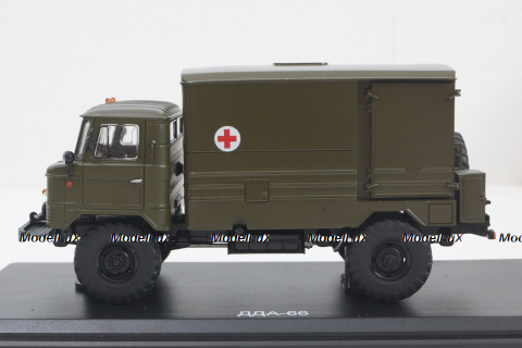 Газ-66 ДДА Установка дезинфекционно-душевая, 0079MP, Model Pro 1:43