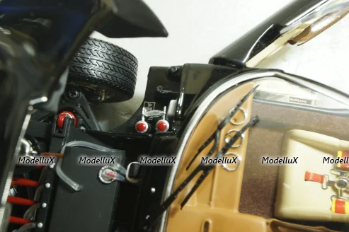 Lamborghini Miura SVR black/gold, 08319BKG, Kyosho 1:18