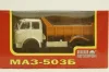 Маз-503Б самосвал белый/оранжевый, Н756, Наш Автопром 1:43