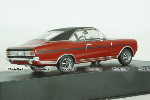 Opel Commadore A, Coupe GS/E 1970, red, Altaya 1:43