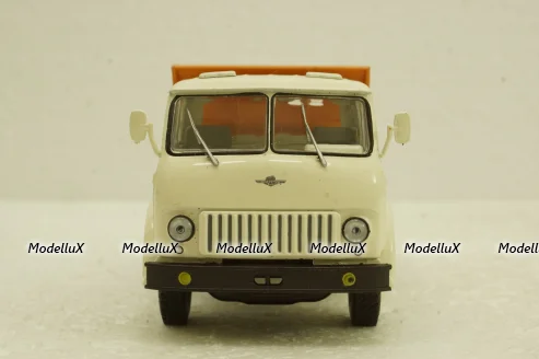 Маз-503Б самосвал белый/оранжевый, Н756, Наш Автопром 1:43