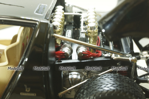 Lamborghini Miura SVR black/gold, 08319BKG, Kyosho 1:18