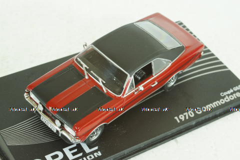 Opel Commadore A, Coupe GS/E 1970, red, Altaya 1:43