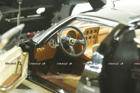 Lamborghini Miura SVR black/gold, 08319BKG, Kyosho 1:18