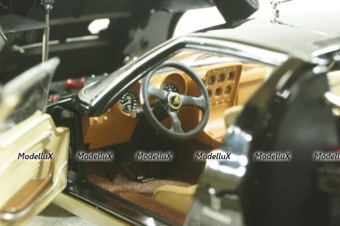 Lamborghini Miura SVR black/gold, 08319BKG, Kyosho 1:18