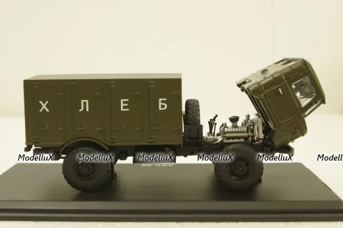 Газ-66 Автомобиль-фургон хлебный АФХ-66, 0077MP, Model Pro 1:43