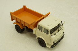 Маз-503Б самосвал белый/оранжевый, Н756, Наш Автопром 1:43