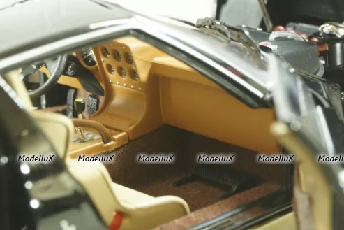 Lamborghini Miura SVR black/gold, 08319BKG, Kyosho 1:18