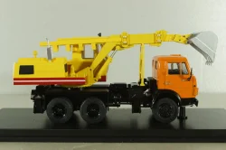 Камаз-5511, экскаватор ЭO-3532, SSM1455, SSM 1:43
