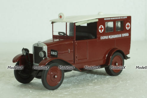 АМО-Ф-15 Скорая медицинская помощь, Автомобиль на службе №34, 1:43
