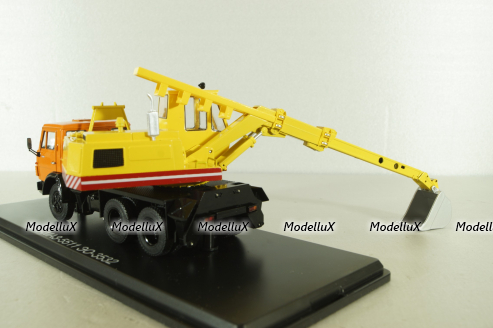 Камаз-5511, экскаватор ЭO-3532, SSM1455, SSM 1:43