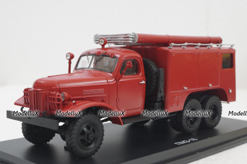 Зис-151 ПМЗ-16, пожарный автомобиль химического пенного тушения, 0068MP, Model Pro 1:43