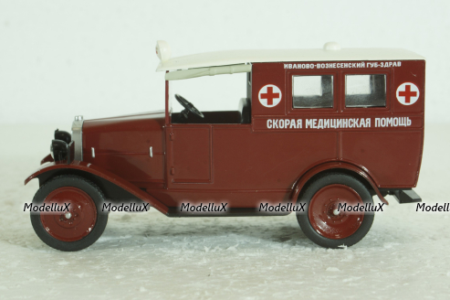 АМО-Ф-15 Скорая медицинская помощь, Автомобиль на службе №34, 1:43