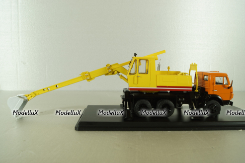 Камаз-5511, экскаватор ЭO-3532, SSM1455, SSM 1:43