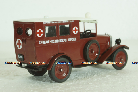 АМО-Ф-15 Скорая медицинская помощь, Автомобиль на службе №34, 1:43
