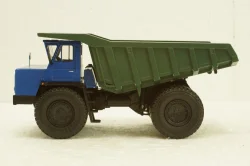 Белаз-548А карьерный самосвал, синий/зеленый, Н008, Наш Автопром 1:43
