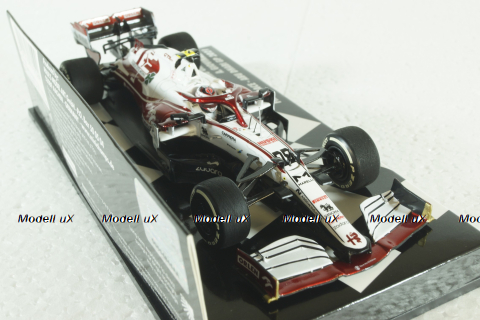 Alfa Romeo Racing Orlen C41 Kimi Raikkonenm Final Race  Abu Dhabi GP 2021, 417212307, Minichamps 1:43