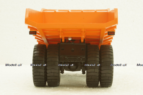 Белаз-7523 карьерный самосвал, желтый/орнжевый, Н009, Наш Автопром 1:43