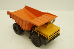Белаз-7523 карьерный самосвал, желтый/орнжевый, Н009, Наш Автопром 1:43