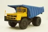 Белаз-7527 карьерный самосвал, желтый/синий, Н012, Наш Автопром 1:43