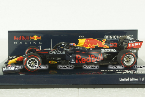 Red Bull Racing Honda RB16B - Max Verstappen - Winner Dutch GP 2021, 410211433, Minichamps 1:43