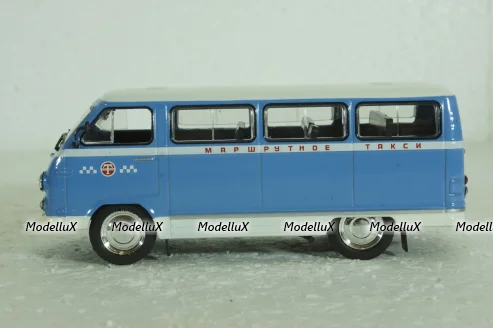 Раф-977 ДМ "Латвия", маршрутное такси, Автолегенды СССР, Deagostini 1:43