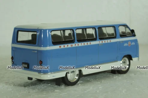 Раф-977 ДМ "Латвия", маршрутное такси, Автолегенды СССР, Deagostini 1:43