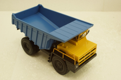 Белаз-7527 карьерный самосвал, желтый/синий, Н012, Наш Автопром 1:43