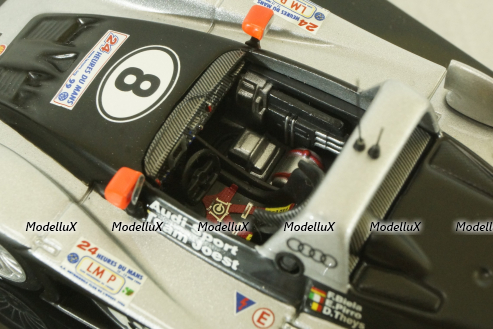 Audi R8R #8 24h LeMans 1999 F.Biela/E.Pirro/D.Theys, LMM137, IXO 1:43