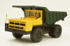 Белаз-7522 карьерный самосвал, желтый/зеленый, Н003, Наш Автопром 1:43