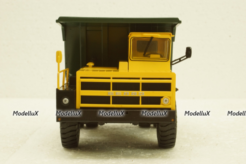 Белаз-7522 карьерный самосвал, желтый/зеленый, Н003, Наш Автопром 1:43