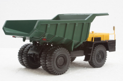 Белаз-7522 карьерный самосвал, желтый/зеленый, Н003, Наш Автопром 1:43