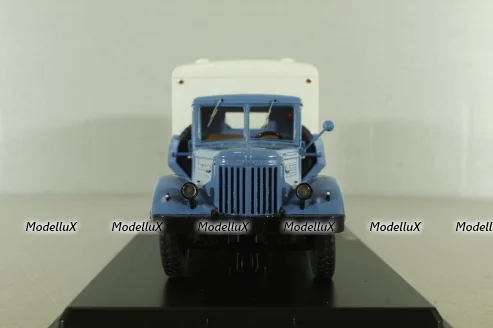 Маз-200В с п/прицепом Маз-5217 голуб/белый, SSM7018, SSM 1:43