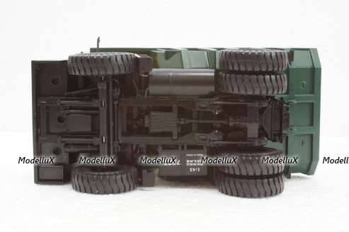 Белаз-7522 карьерный самосвал, желтый/зеленый, Н003, Наш Автопром 1:43