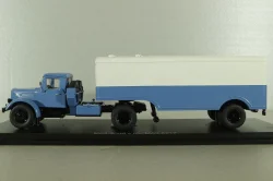 Маз-200В с п/прицепом Маз-5217 голуб/белый, SSM7018, SSM 1:43