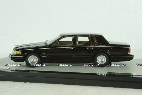 Lincoln Town Car 1996, black, GLM43102801, GLM 1:43