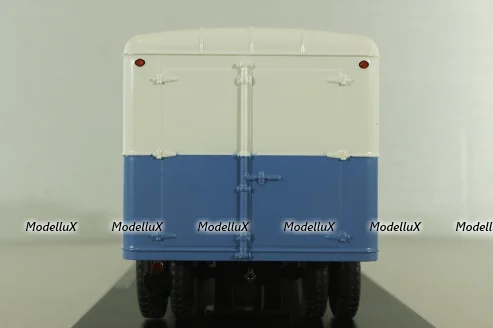 Маз-200В с п/прицепом Маз-5217 голуб/белый, SSM7018, SSM 1:43