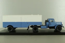 Маз-200В с п/прицепом Маз-5217 голуб/белый, SSM7018, SSM 1:43