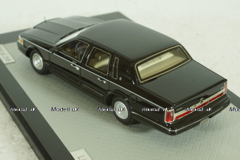 Lincoln Town Car 1996, black, GLM43102801, GLM 1:43