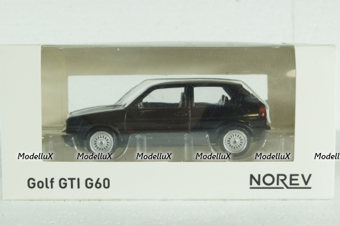 Volkswagen Golf GTI G60 1990, black jet-car, 840063, Norev 1:43