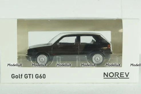 Volkswagen Golf GTI G60 1990, black jet-car, 840063, Norev 1:43