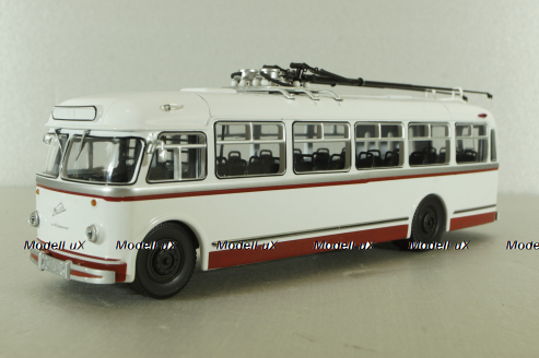 КТБ-4 (Киев-4) 1963, белый/красный, Советский автобус 1:43 Уценка!